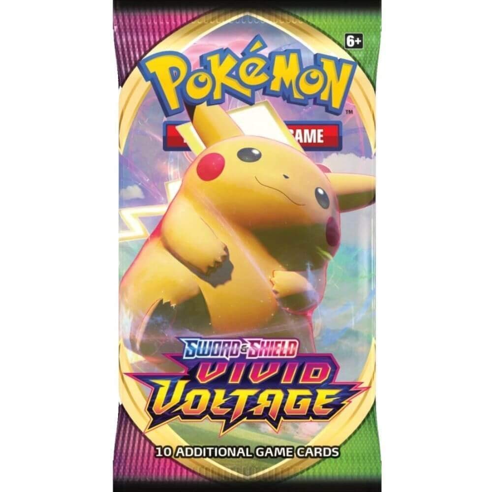 Pokemon Sword and Shield Vivid Voltage Booster Display