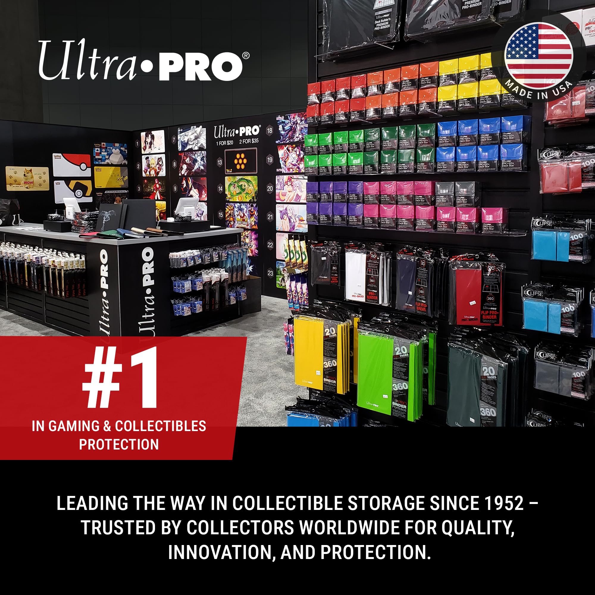 Ultra Pro 9 Pocket Pages Platinum Series - 100 Pages of Card Sleeves for Trading Card Binder and More