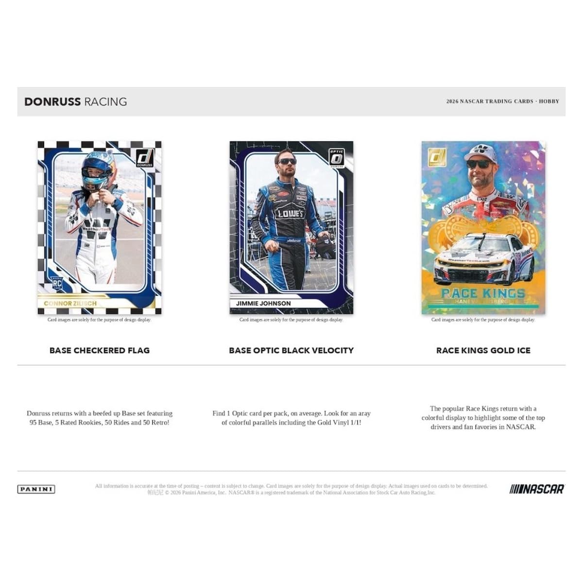 Panini 2026 Donruss Racing Hobby Box
