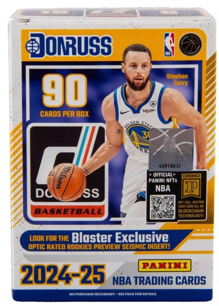 2024-2025 Panini Donruss Basketball Blaster Box | 6 Packs - Look for Blaster Exlusive Optic Rated Rookies Preview Seismic Insert