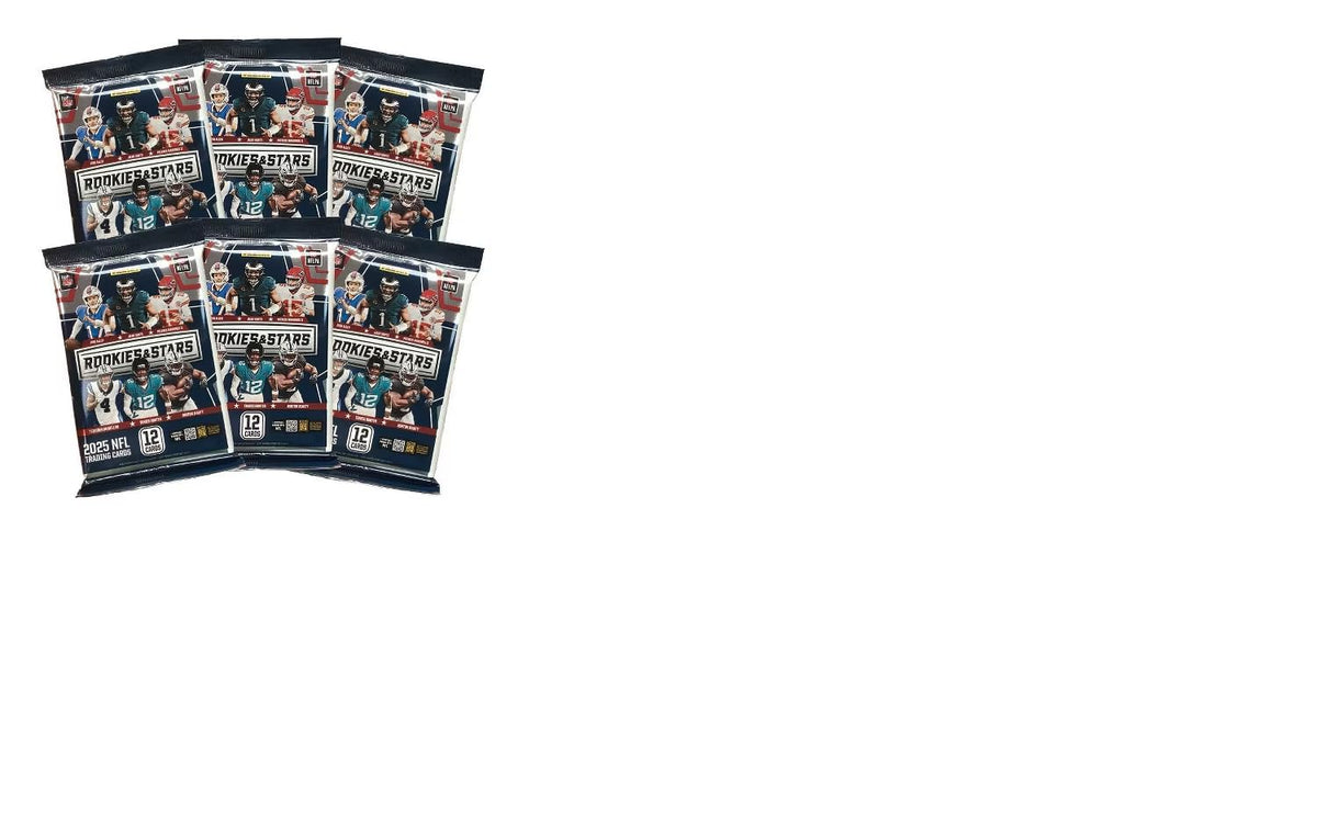 2025 Panini NFL Rookies & Stars Football Trading Card Blaster Box (2 Exclusive Red Plaid Parallels Per Blaster Box)
