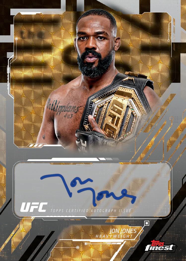 Topps 2025 UFC Finest Hobby Box - 2 Autographs Per Box