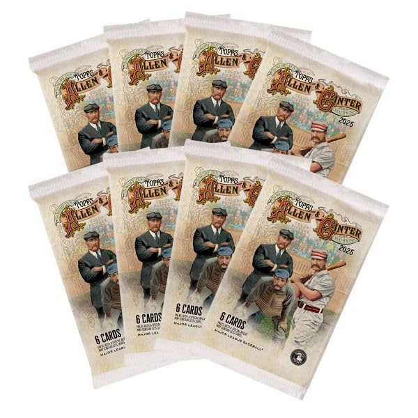 Topps 2025 Allen & Ginter Baseball 8-Pack Blaster Value Box