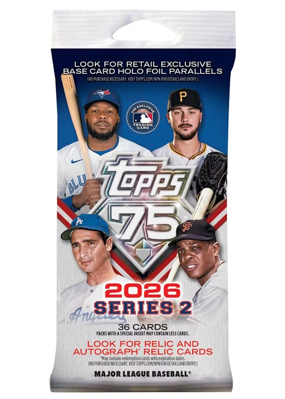 2026 Topps Series 2 Baseball Jumbo Trading Card Fat Pack (Search for Heavy Lumber Autographs)