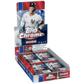 New 2026 Topps Chrome Baseball Hobby Box - Guarantees 1 Autograph Card - Look for Gold Logoman Cards - Rare Relics, Autographs, & Autograph Relic Cards - Stars, Rookies, & Legends - Factory Sealed