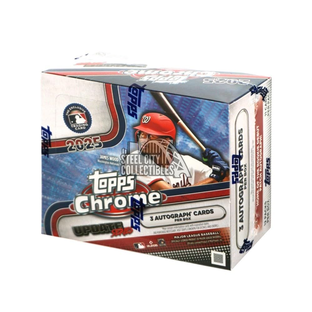 2025 Topps Chrome Update Baseball Jumbo Hobby Box