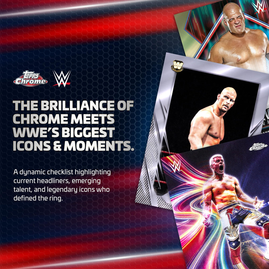 2026 Topps Chrome WWE - Factory Sealed - Mega Box
