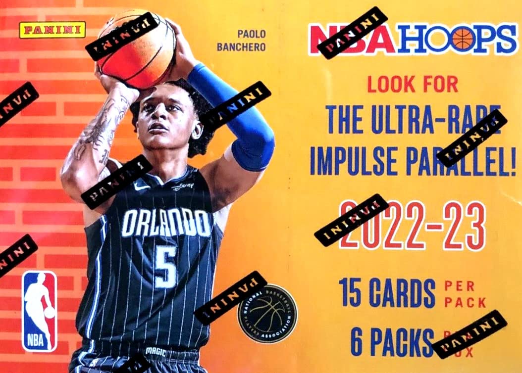2022 2023 Panini HOOPS Basketball Blaster Box of Packs (90 Cards) with Possible Exclusive Inserts including Rise and Shine Memorabilia Cards