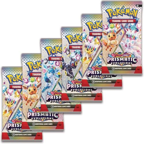 Pokemon TCG: Scarlet & Violet Prismatic Evolutions Booster Pack (Random Art) - 10 Cards