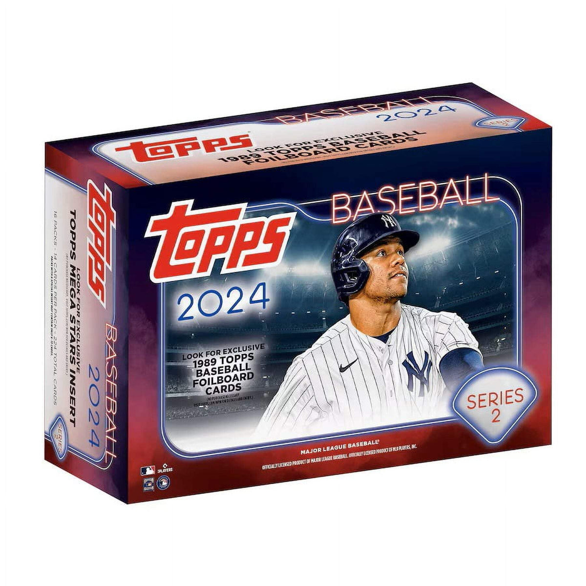 2024 Topps Series 2 Baseball MLB 16 Packs Trading Card MEGA Box