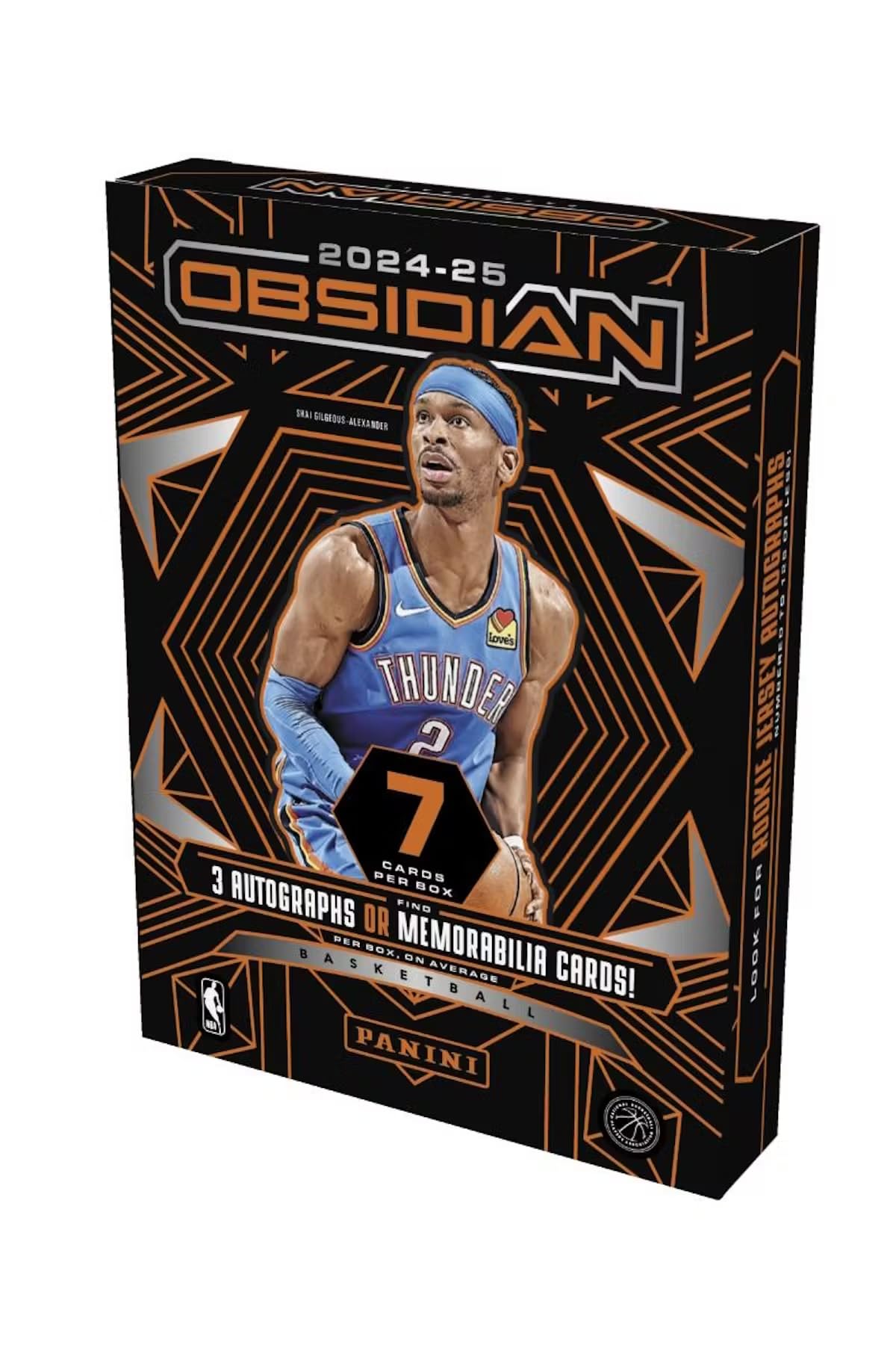 2024/25 Panini Obsidian Basketball Hobby Trading Card Box (2 Autograph Cards Per Box)