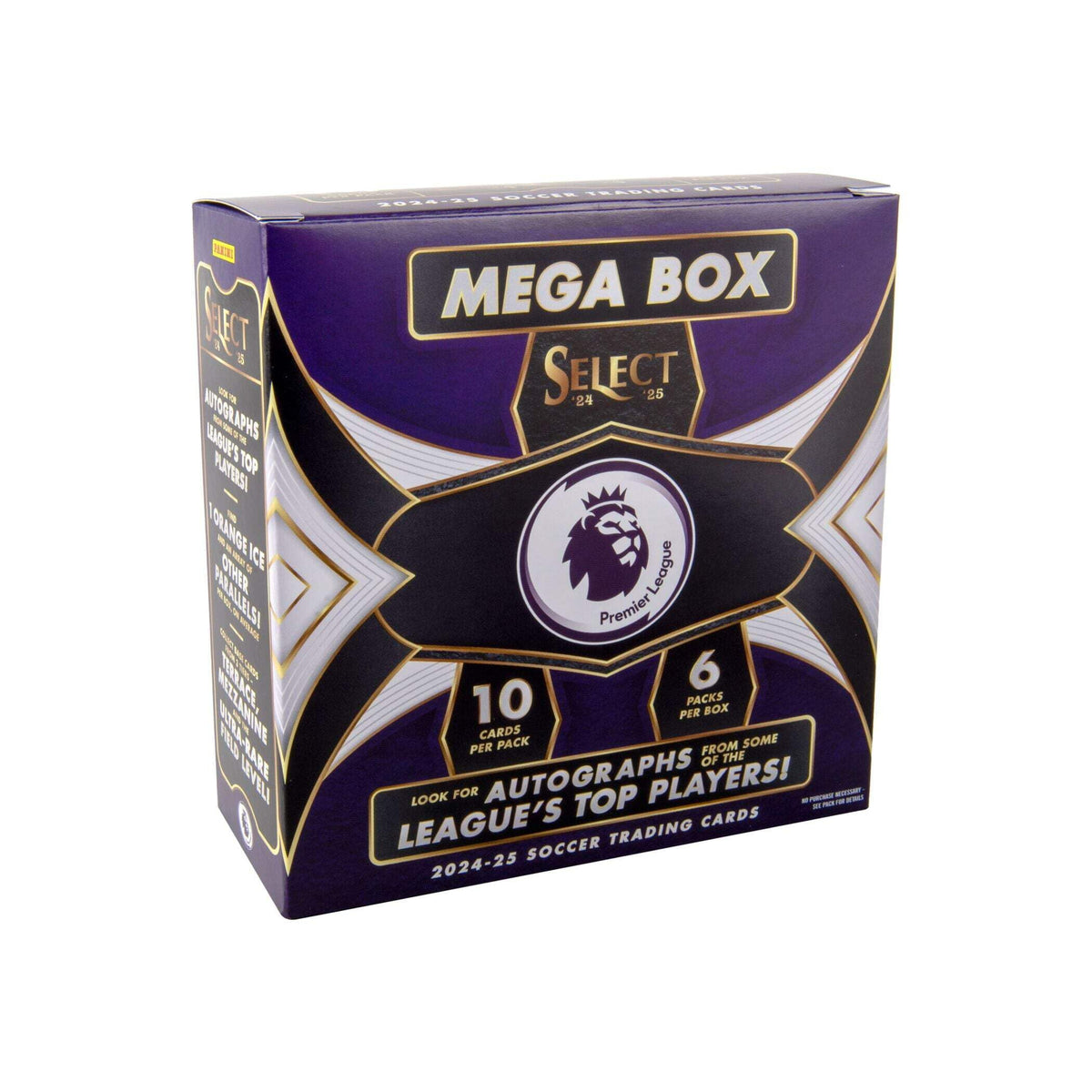 2024–25 Panini Select Premier League Mega Box – Official EPL Soccer Trading Cards – Retail Exclusive Parallels, Inserts & Rookie Cards