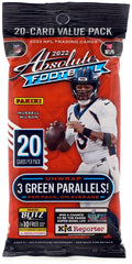 2022 Panini Absolute Football NFL Cello Fat Pack - 20 Trading Cards