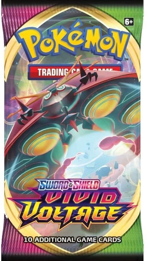 Pokemon Sword and Shield Vivid Voltage Booster Display