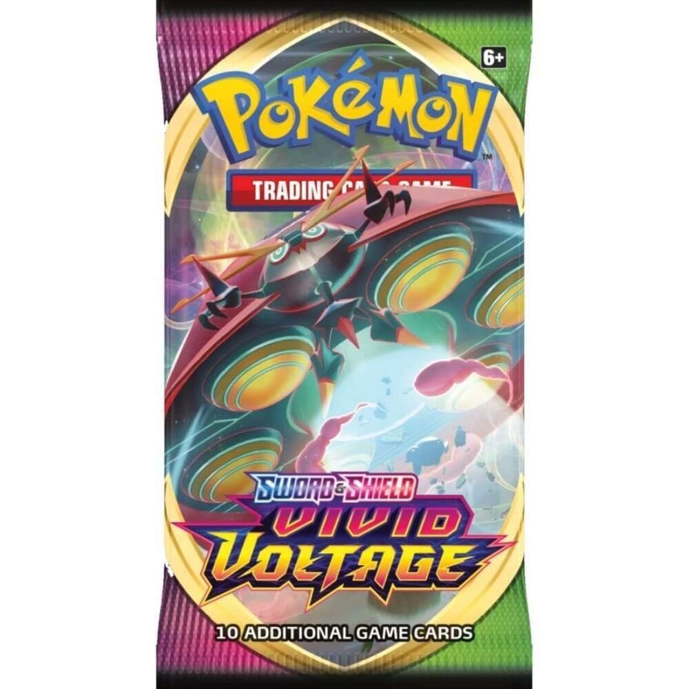 Pokemon Sword and Shield Vivid Voltage Booster Display