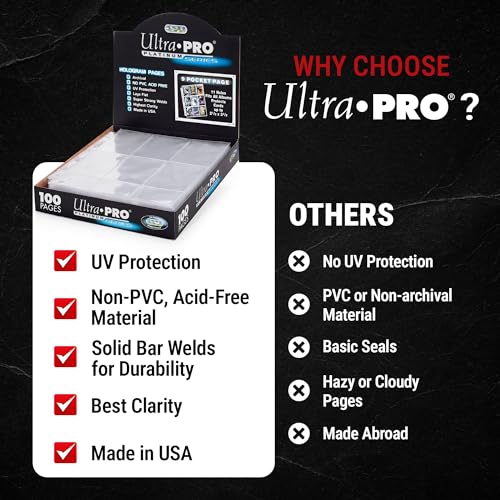 Ultra Pro Platinum Series 9-Pocket Pages for Trading Cards