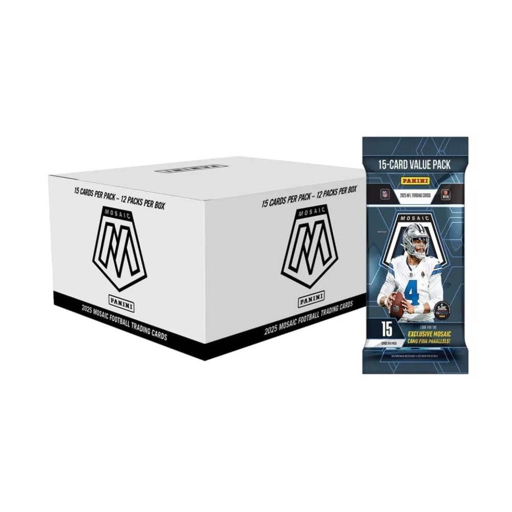 THE CARD Capital 2025 Panini Mosaic Football Fat Pack Box