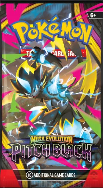 Pokemon TCG Mega Evolution Pitch Black Sleeved Booster Pack