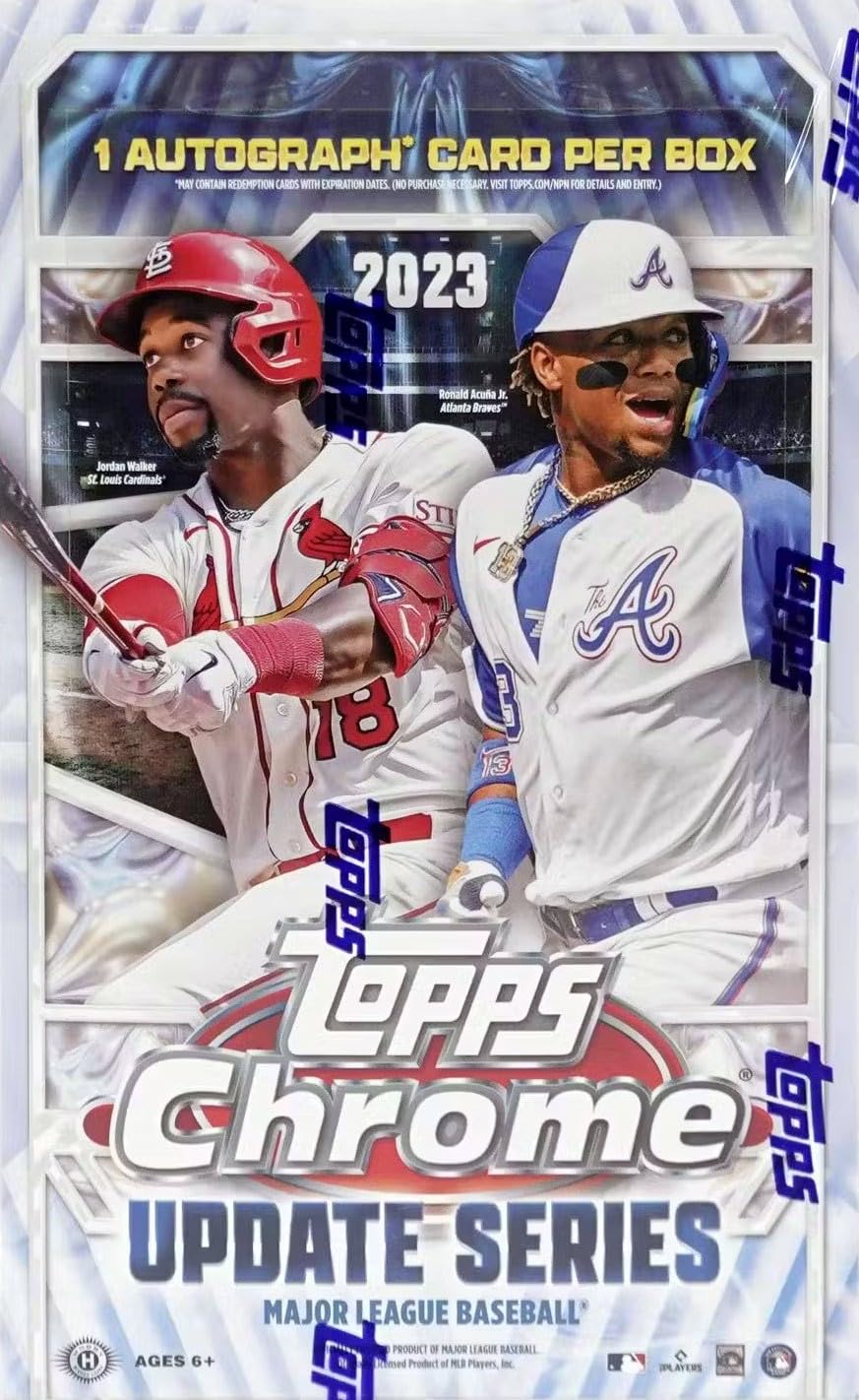 2023 Topps Chrome Update Series MLB Baseball HOBBY box (24 pks/bx)