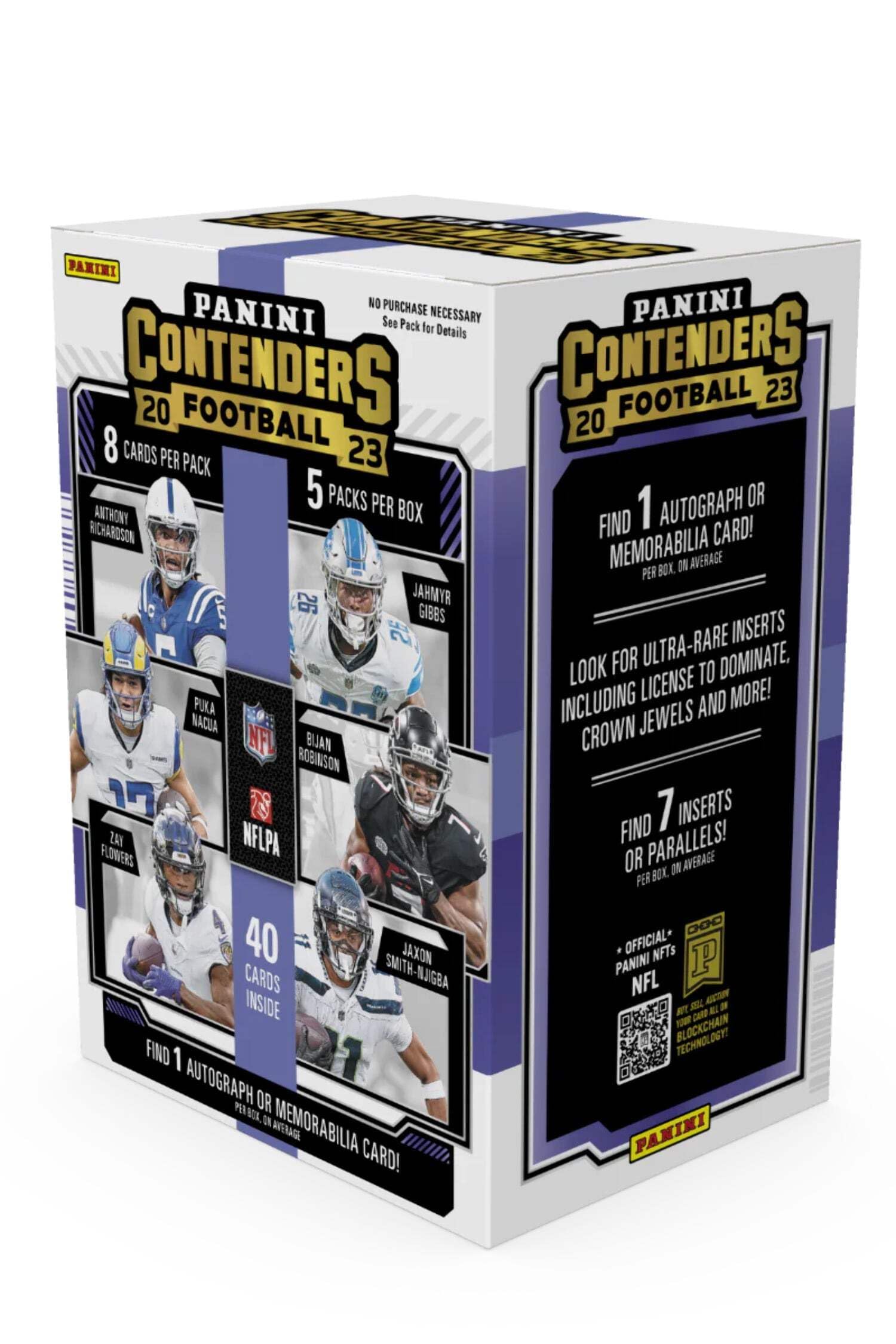 2023 Panini Contenders Football 5-Pack Trading Card HOBBY Blaster Box