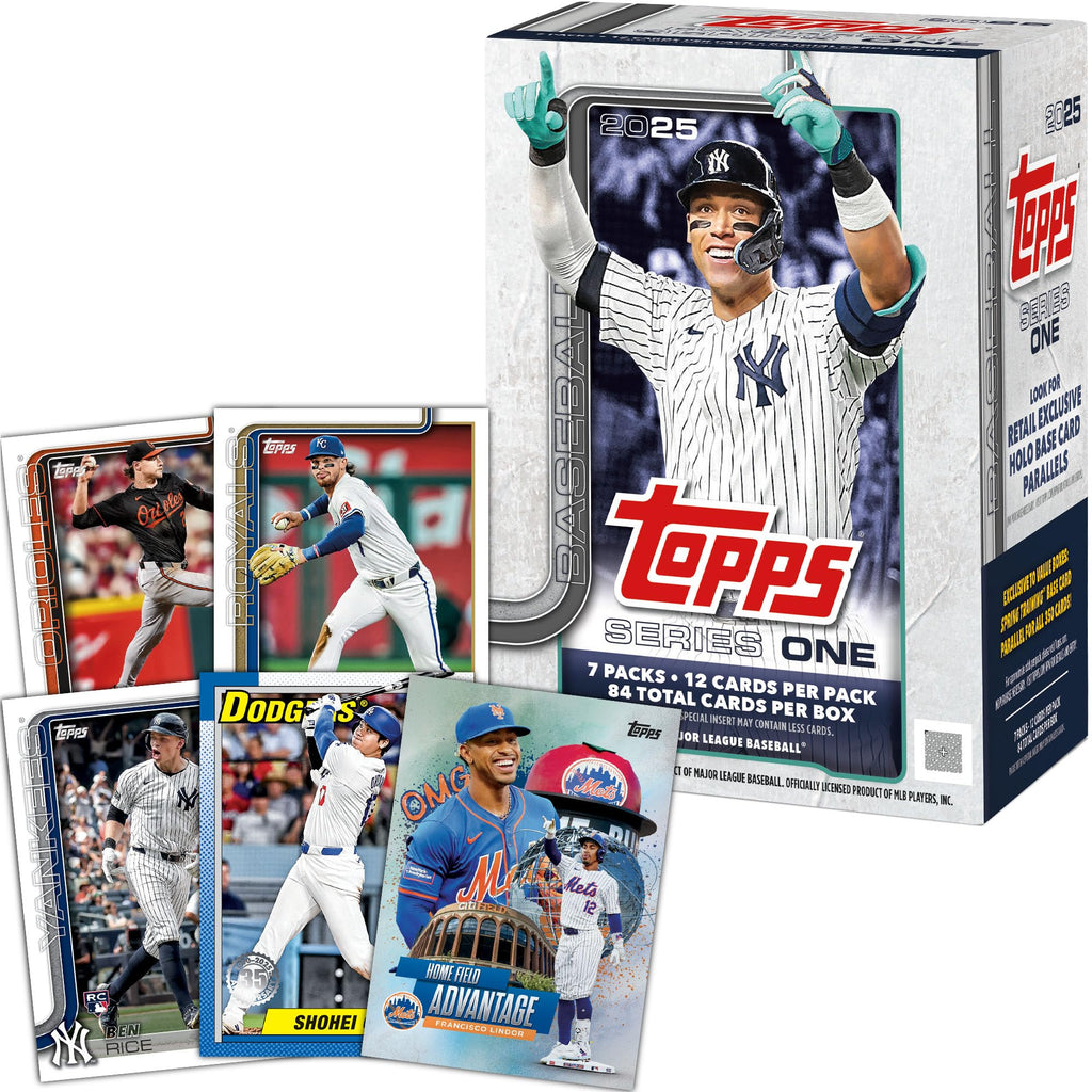 Topps 2025 Baseball Series 1 Factory Sealed Value Box - Baseball Complete Sets