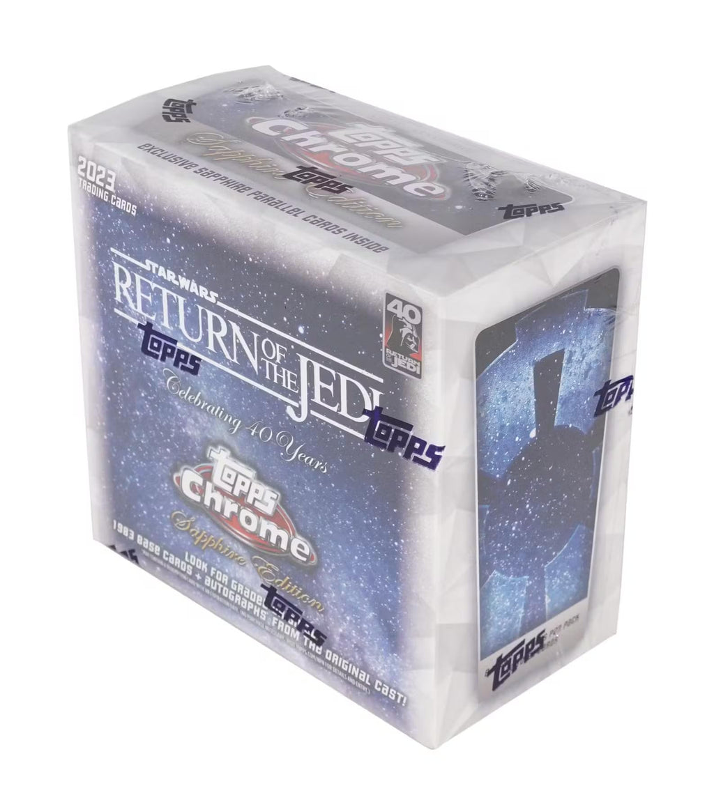 2023 Topps Star Wars Return of The Jedi Chrome Sapphire Edition Trading Card Box
