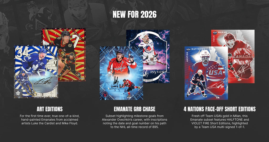 Under Wraps Fanatics 2025-26 Emanate Hockey Autographed Hobby Trading Card Box