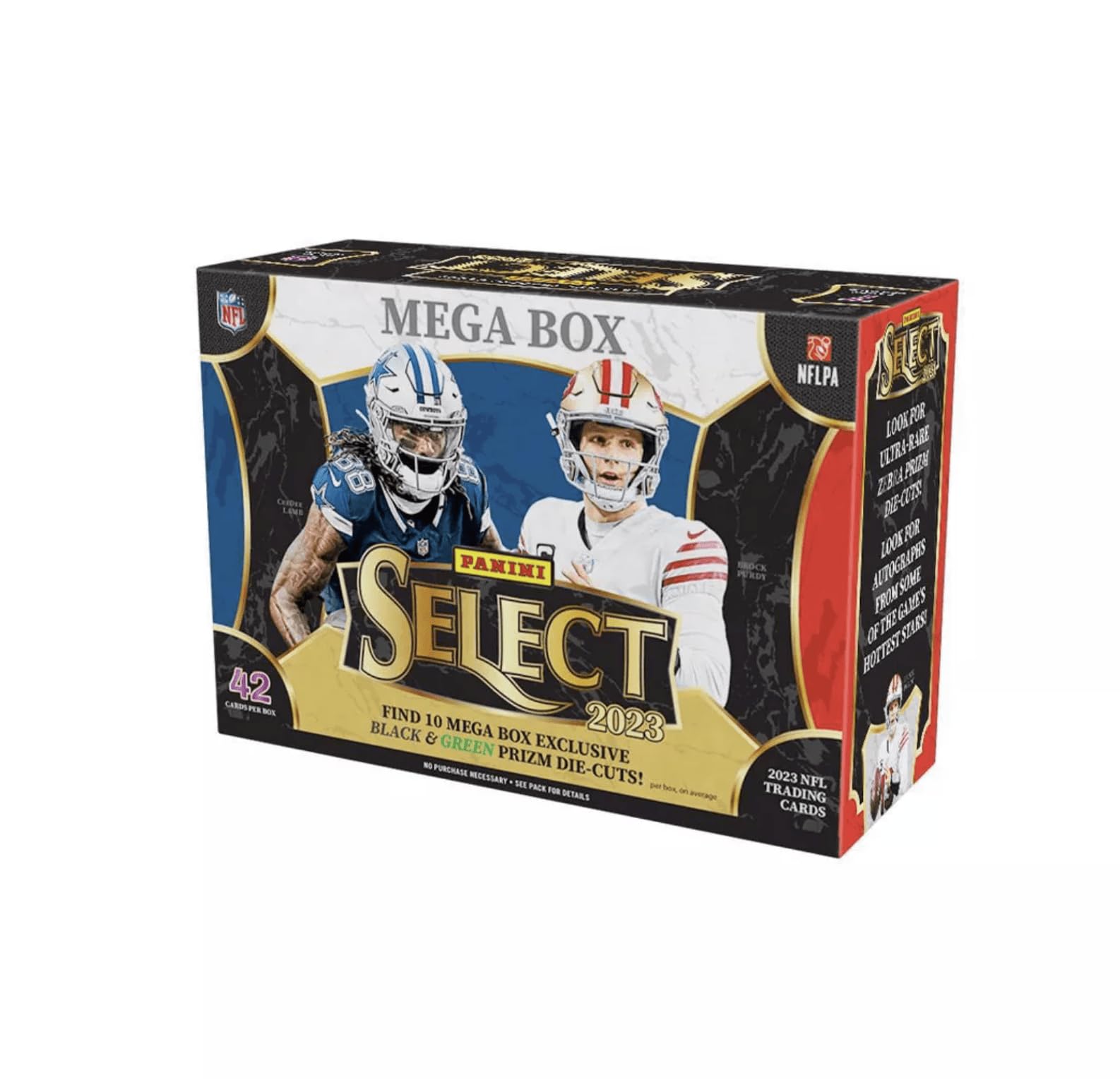 2023 Panini Select Football Mega Box (6 packs / 7cards per pack)
