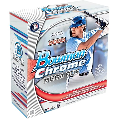 2025 Bowman Chrome MLB Baseball - Factory Sealed - Mega Box