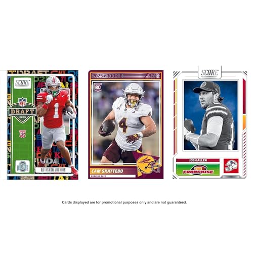 2025–26 Panini Score NFL Football Mega Box – Official Trading Cards – Mega Box Exclusive Parallels, Rookie Cards & Inserts – Sealed Retail Box