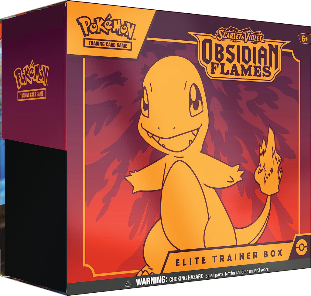 Pokémon TCG: Scarlet & Violet—Obsidian Flames Elite Trainer Box (9 Booster Packs, 1 Full-Art Foil Promo Card & Premium Accessories)