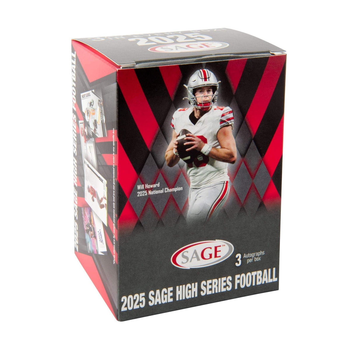 2025 NFL Sage HIGH Series Football Trading Card Blaster Box (3 Autographs Per Trading Card Box)