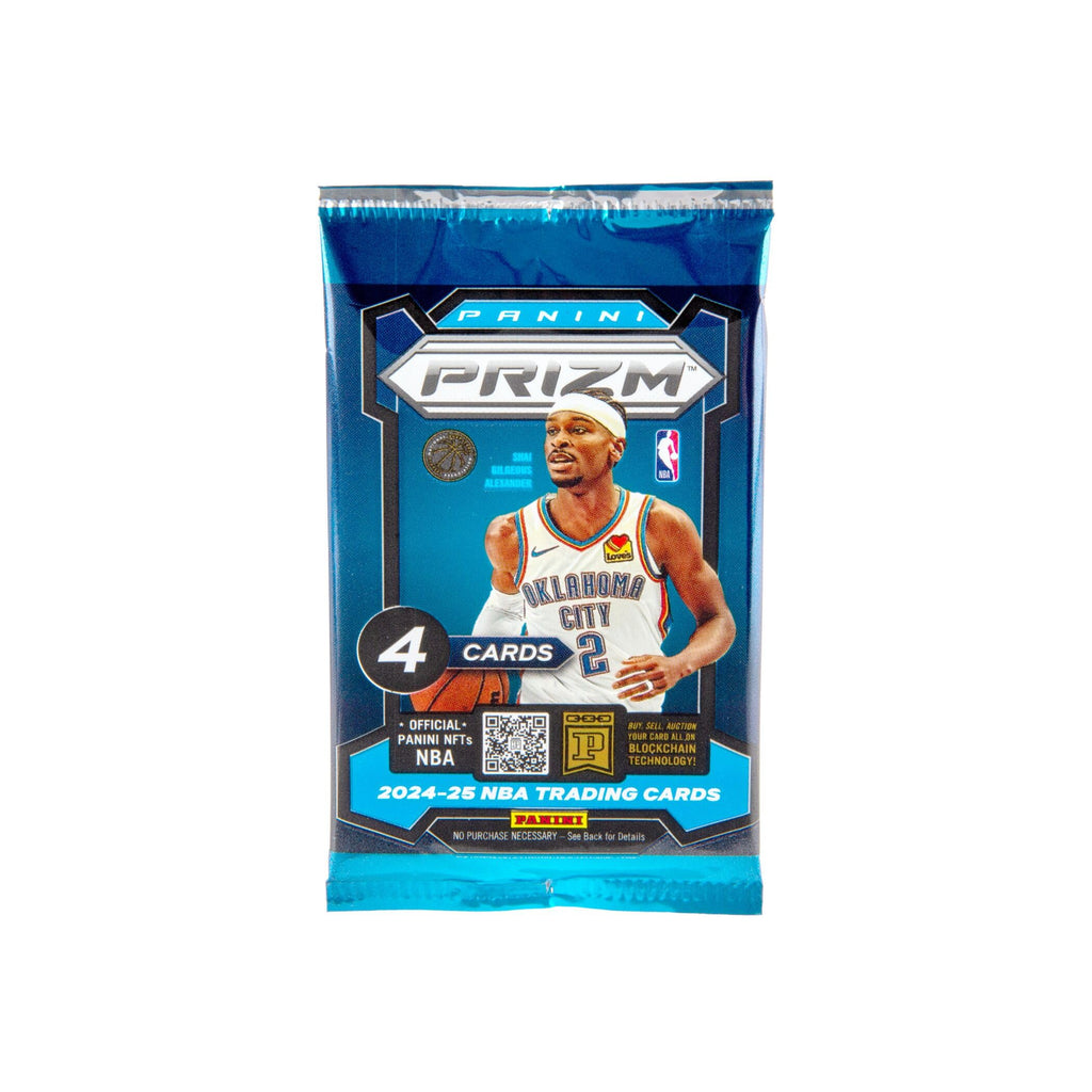 2024-25 Panini PRIZM Basketball Retail Box, 24 Packs per Box, 4 Cards per Pack