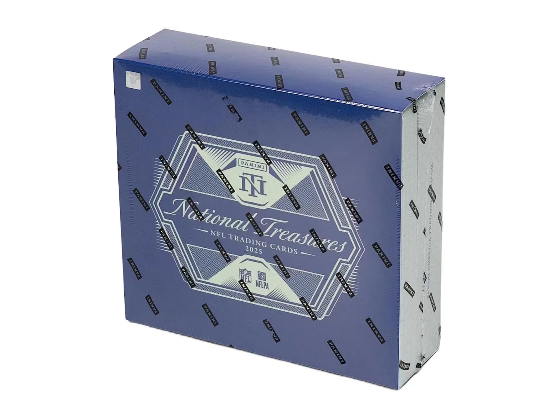 2025 Panini National Treasures Football Hobby Trading Card Box (8 Autographs or Memorabilia Cards Per Box)