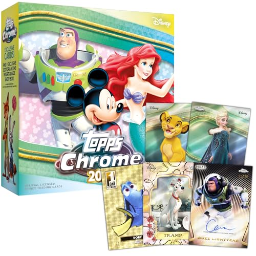 2025 Topps Chrome Disney - Factory Sealed - Mega Box