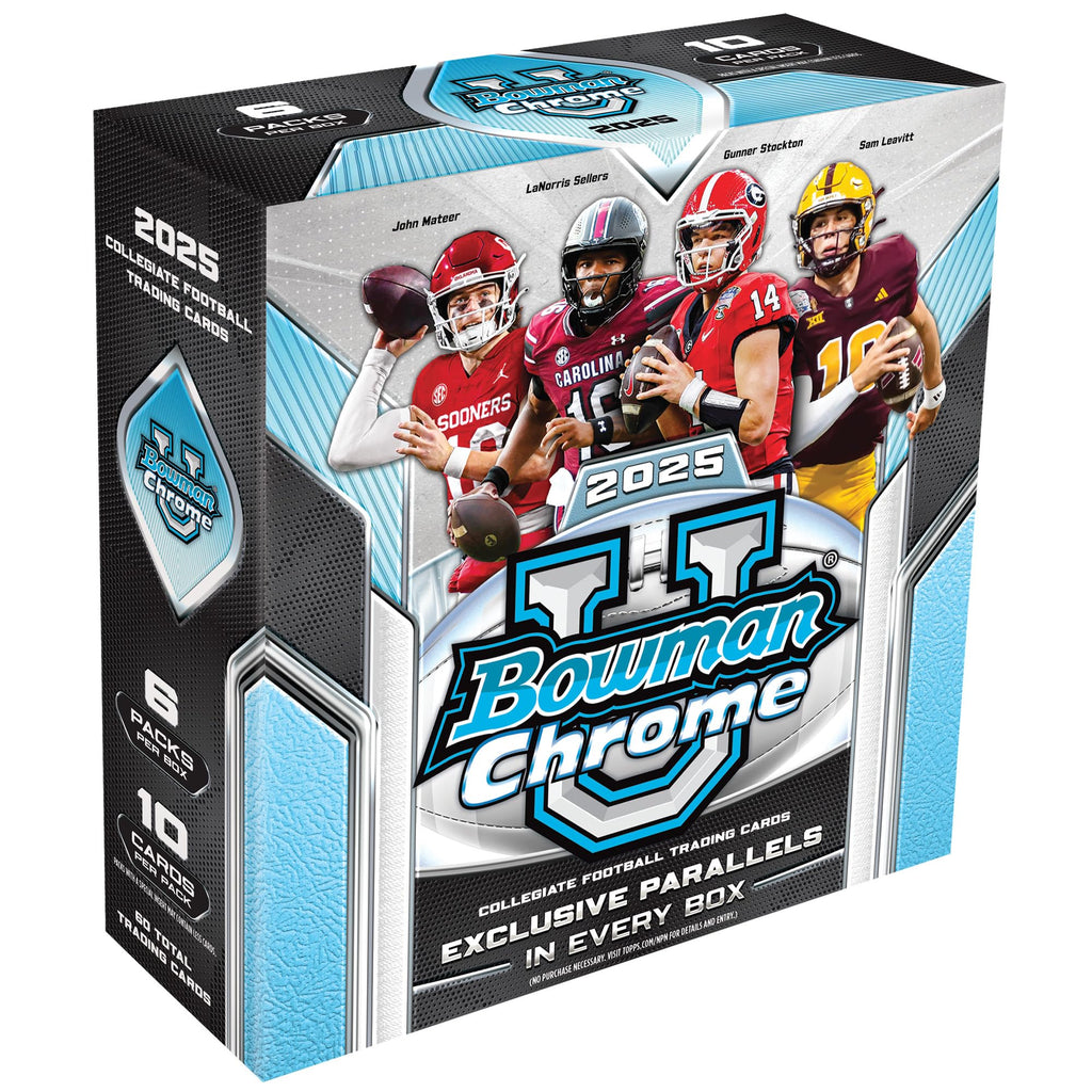 2025 Bowman University Chrome Football - Factory Sealed