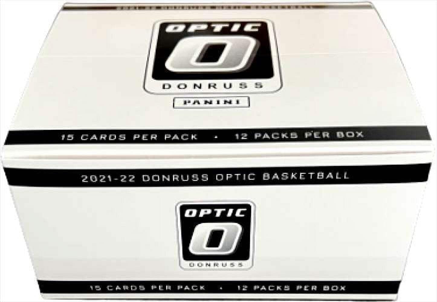 2021-22 Panini Donruss Optic Cello Fat Pack Box (12 Packs/15 Cards)