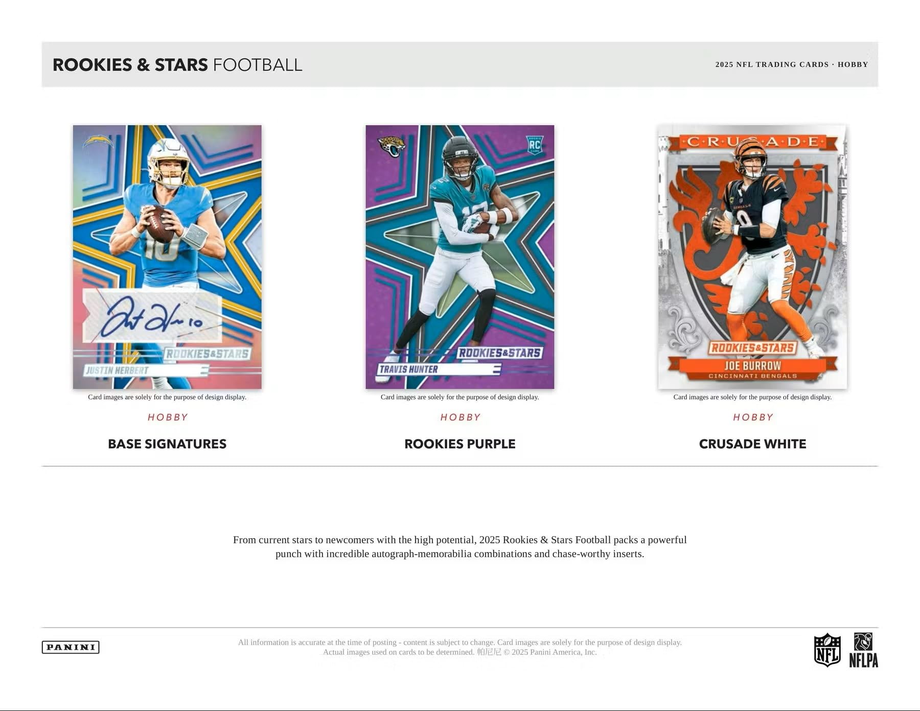 Panini 2025 Rookies & Stars Football Hobby Box