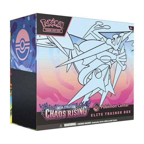 Pokemon TCG: Mega Evolution Chaos Rising Pokemon Center Elite Trainer Box | CR PKC ETB | Exclusive Fennekin Promo | 11 Booster Packs