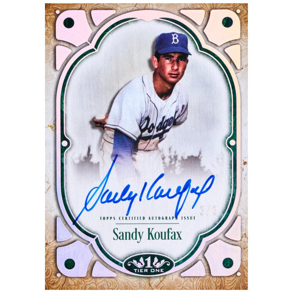 2026 Topps Tier One Baseball - Premium Hobby Box - 2 Autograph Cards - 1 Relic - Chance for Multi Signed Auto Cards - Oversized Patches - MLB - Stars, Legends, and Rookies - Factory Sealed