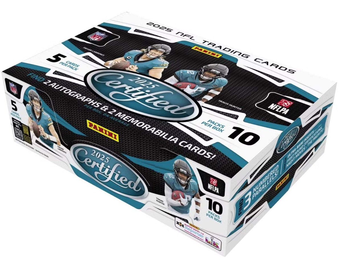 2025 Panini Certified Football Hobby Box - PRESALE