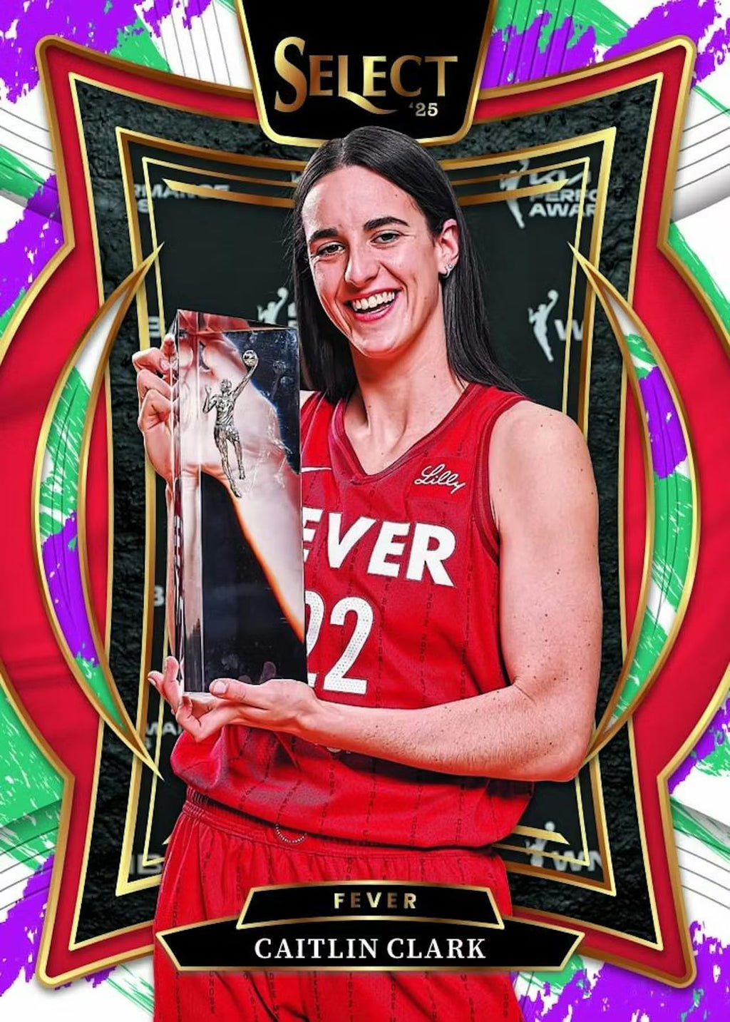 2025 Panini Select WNBA Basketball Hobby Trading Card Box (3 Autographs or Memorabilia Cards Per Box)