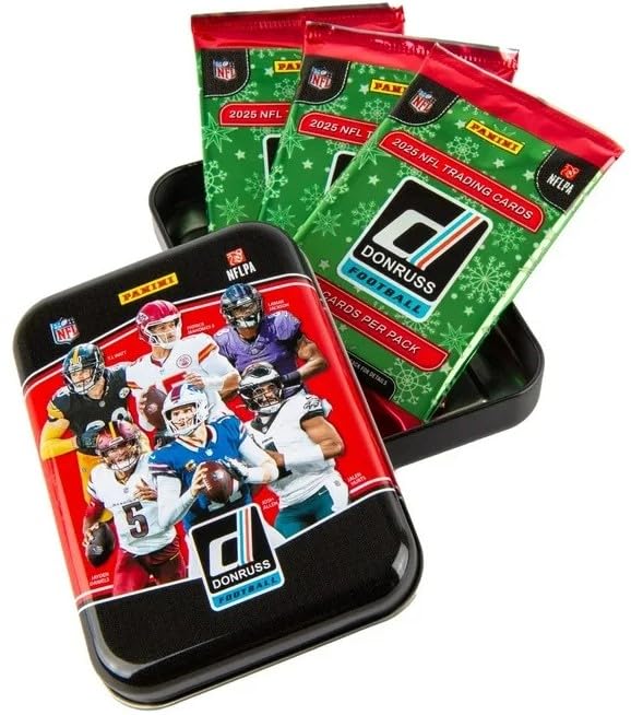 2025 Panini Donruss Football Trading Cards Tin