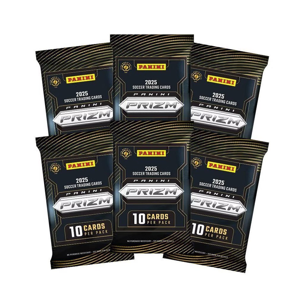 2025 Panini Prizm Club World Cup Soccer Mega Box – FIFA Trading Cards – Includes Mega Box Exclusive Prizms, Rookies & Inserts – Official Panini Retail Set