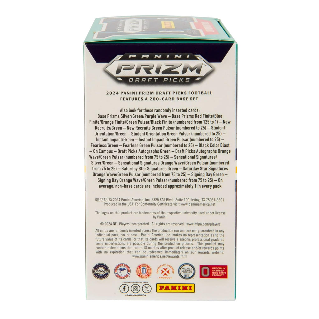 2024 Panini Prizm Draft Picks Football Blaster Box