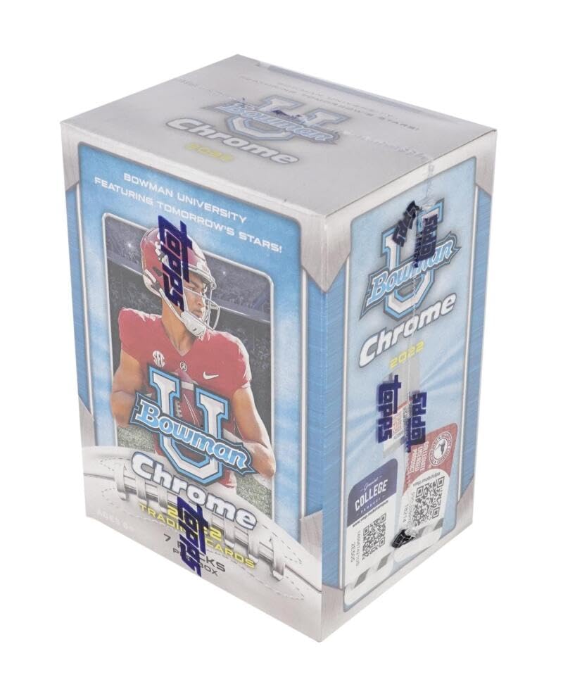 2022 Bowman Chrome University Football Value Box