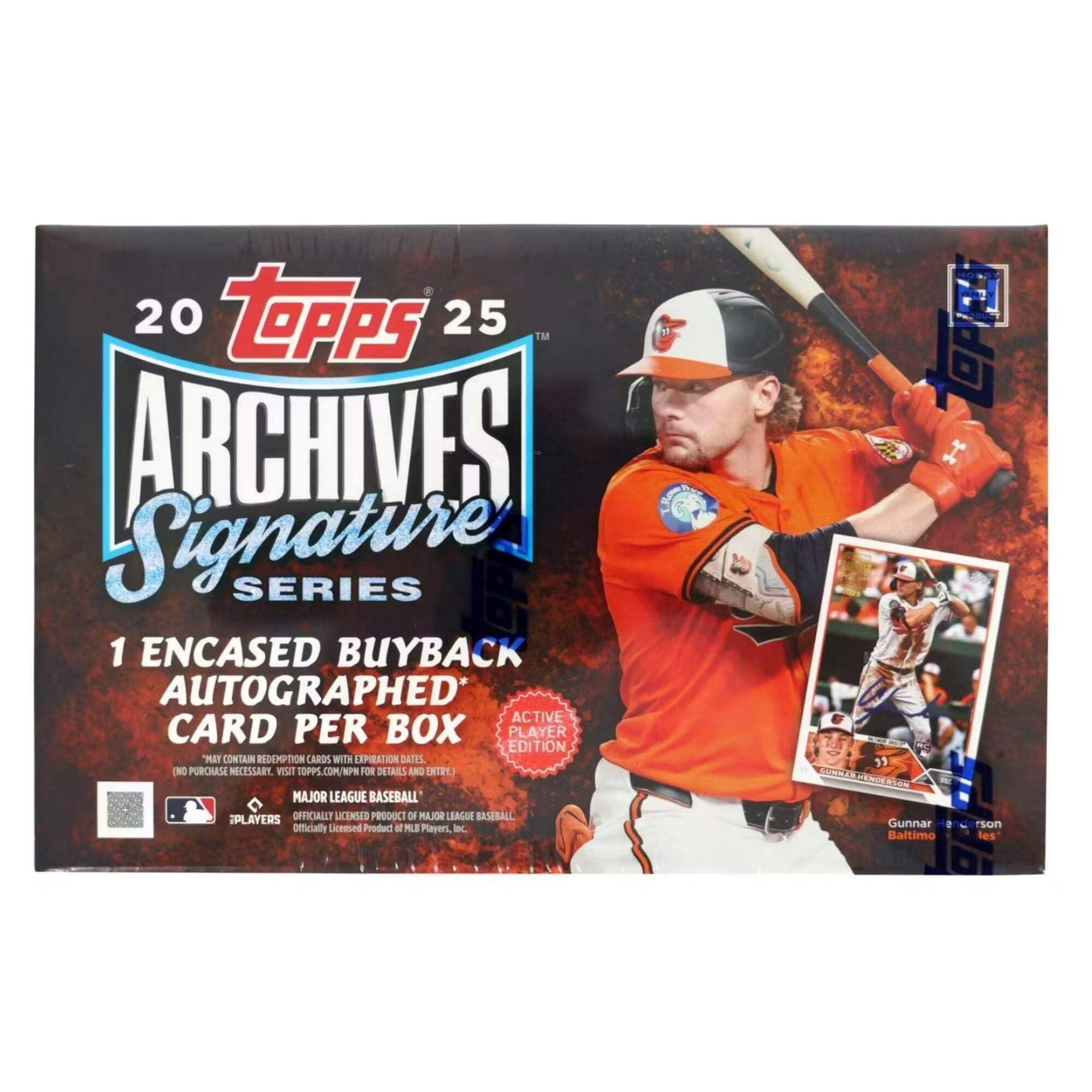 2025 Topps Archives Signature Series MLB Baseball Active Player Edition Box