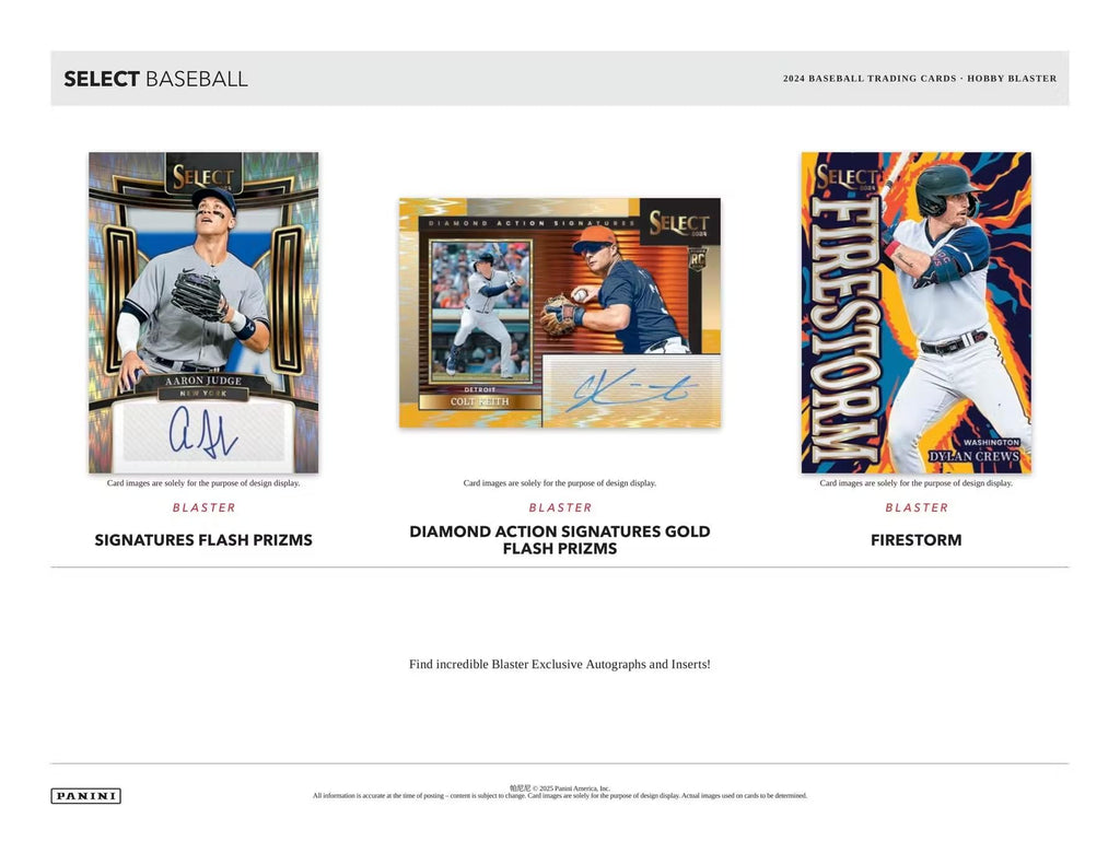 Panini Select Baseball 6-Pack Hobby Blaster Box (2024)