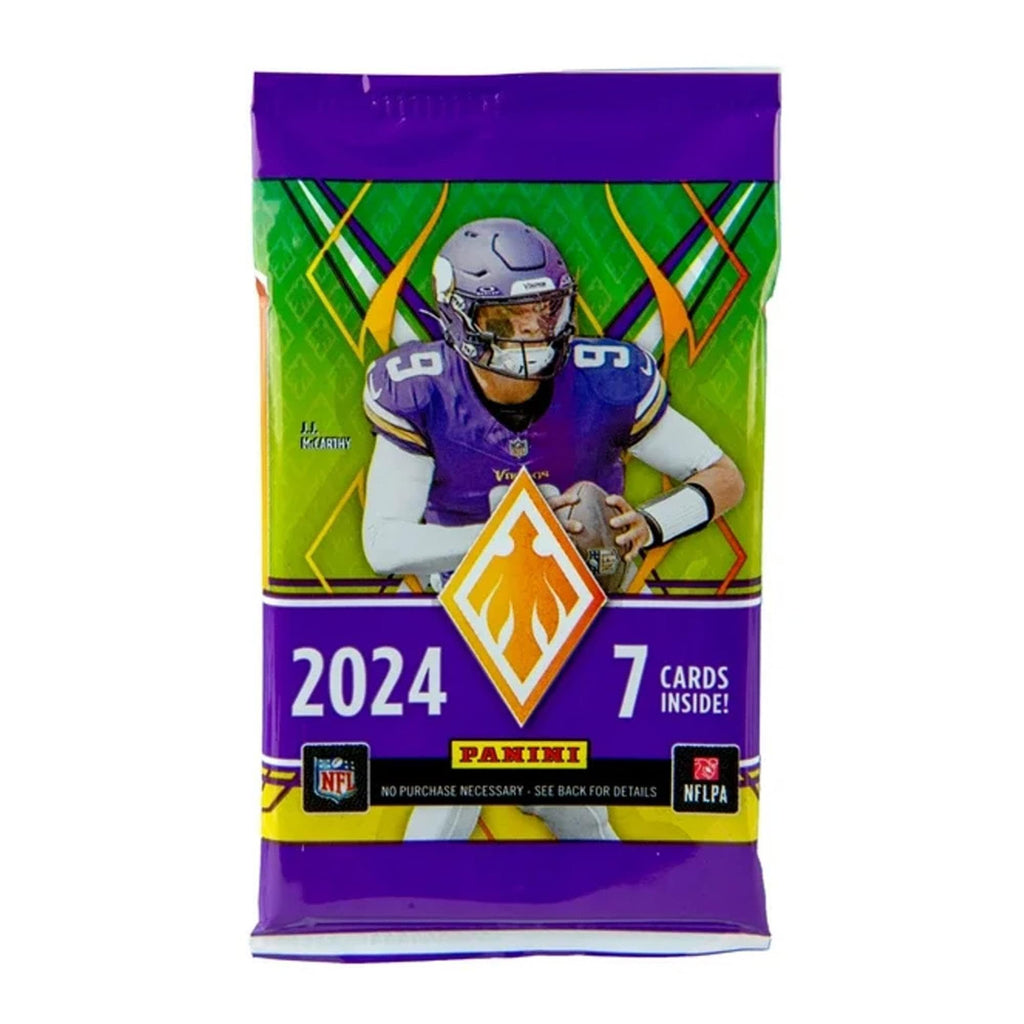2024-25 Panini Phoenix NFL Football Mega Box – Retail Exclusive, 42 Cards, Color Blast Parallels, Rookie Cards, Official Trading Cards