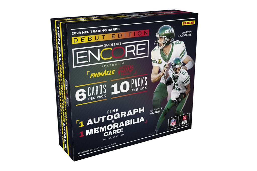 2024 Panini Encore NFL Hobby Trading Card Box (1 Autograph Per Hobby Box)